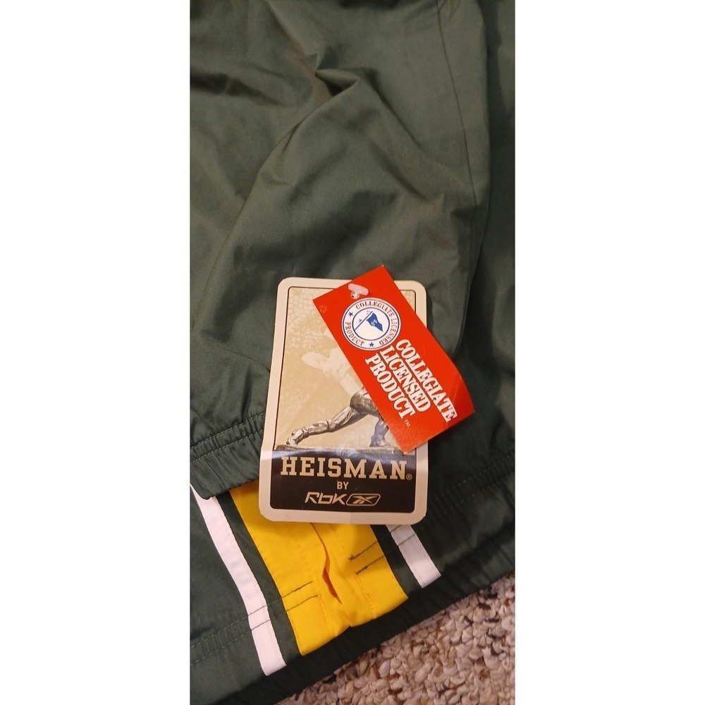 Oregon Ducks Jacket Mens XL Green Yellow NCAA Football Reebok Heisman New!! - Picture 6 of 9